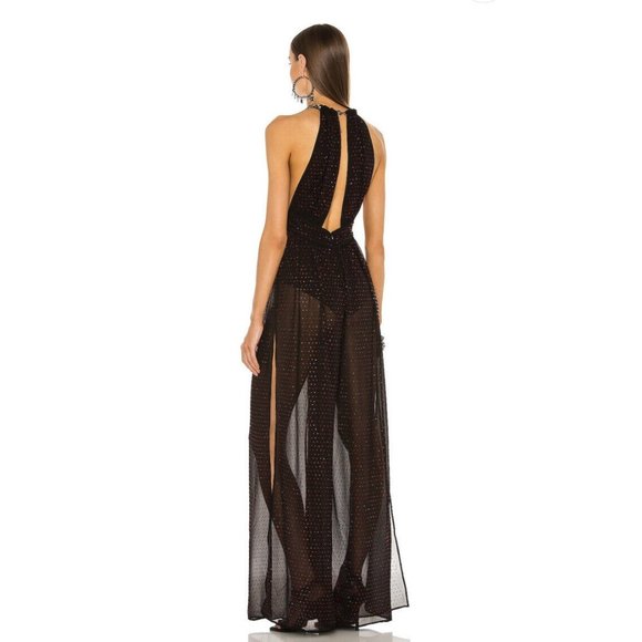 DUNDAS x REVOLVE Gem Jumpsuit Black Ruby - Picture 4 of 8